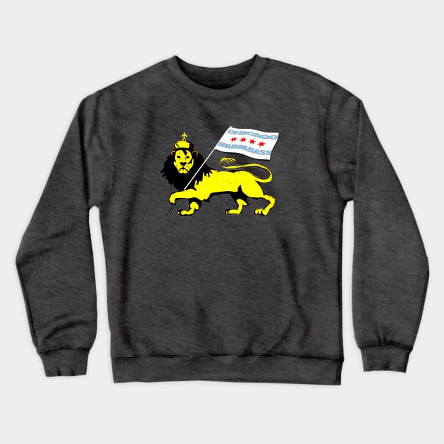 Drum and Bass Chicago Lion Crewneck Sweatshirt by PP_mcpants